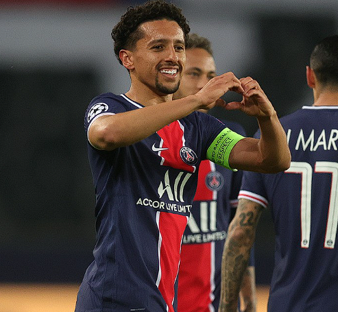 马尔基尼奥斯欧冠里程碑:112场超越阿尔维斯 跻身巴西球员历